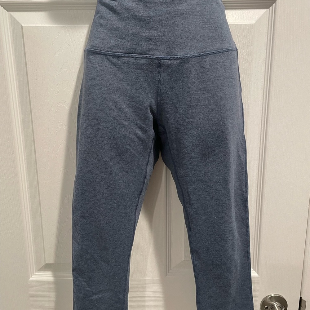 Zella Cropped, Heather Blue Leggings